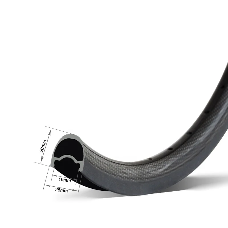 GoFast 20inch Carbon BMX Wheels Disc Brake Carbon Clincher Rim For Bmx Bike 25mm Width 26mm Depth Carbon Bmx 451 Rims