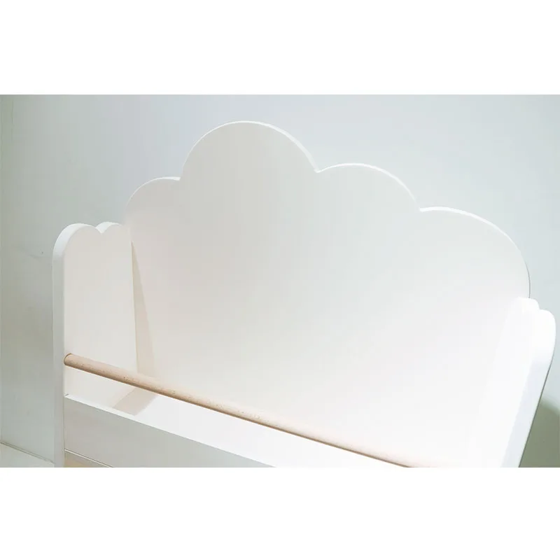 Детская книжная полка из массива дерева в форме облака, другая детская мебель