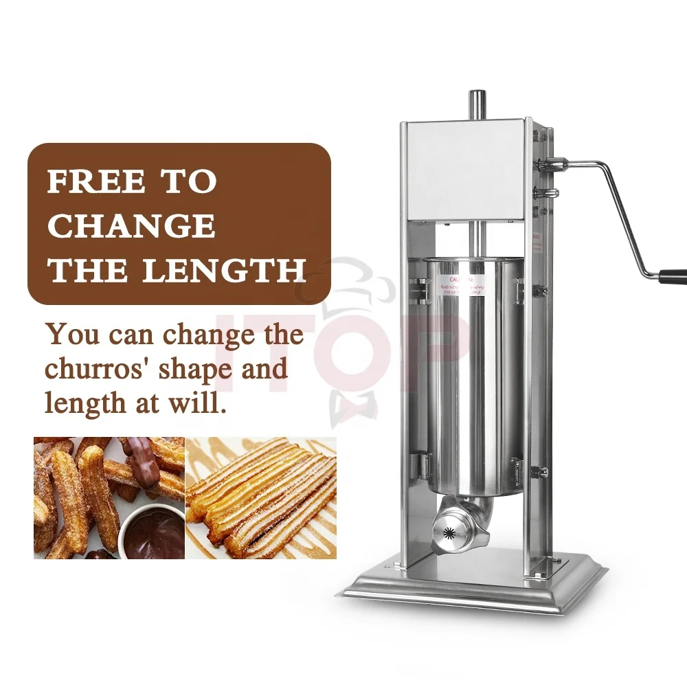 multifunction 15L churros machine spanish snack food machine big capacity commercial sausage maker