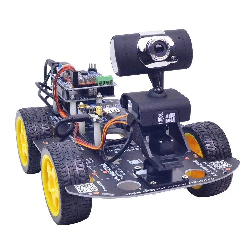 
XiaoR Geek hot DS WiFi Smart Toy Robot Car compatible STM32, Remote Control HD Camera FPV Robotics Learning & Educational toy 