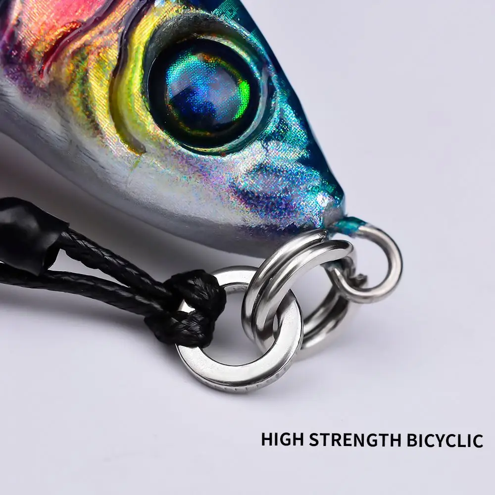 30g/40g/60g/80g 10 colors 3D Lifelike Eyes Realistic Fish Body Fast Sinking Jig Fishing Lures