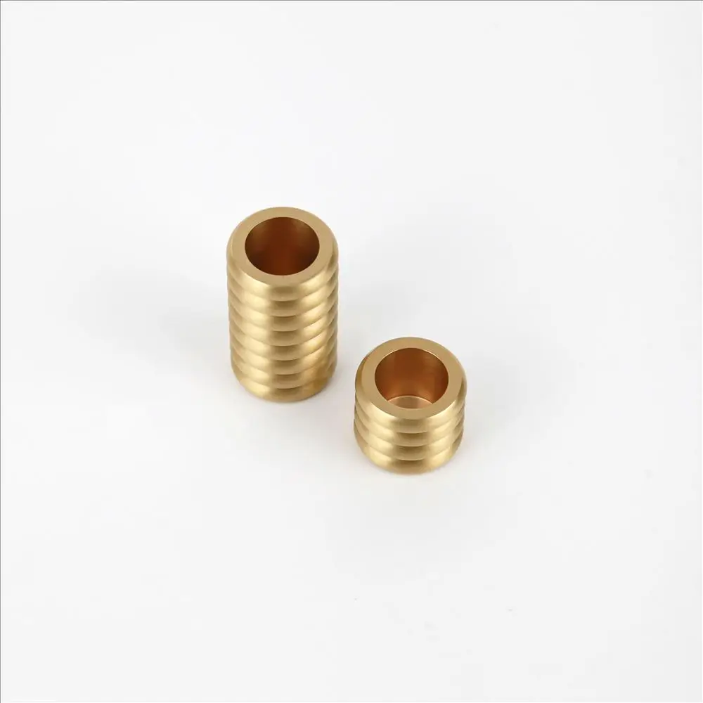 Латунный Подсвечник в скандинавском стиле цилиндрический подсвечник размером 34 мм/20 мм многофункциональный для дома и стола