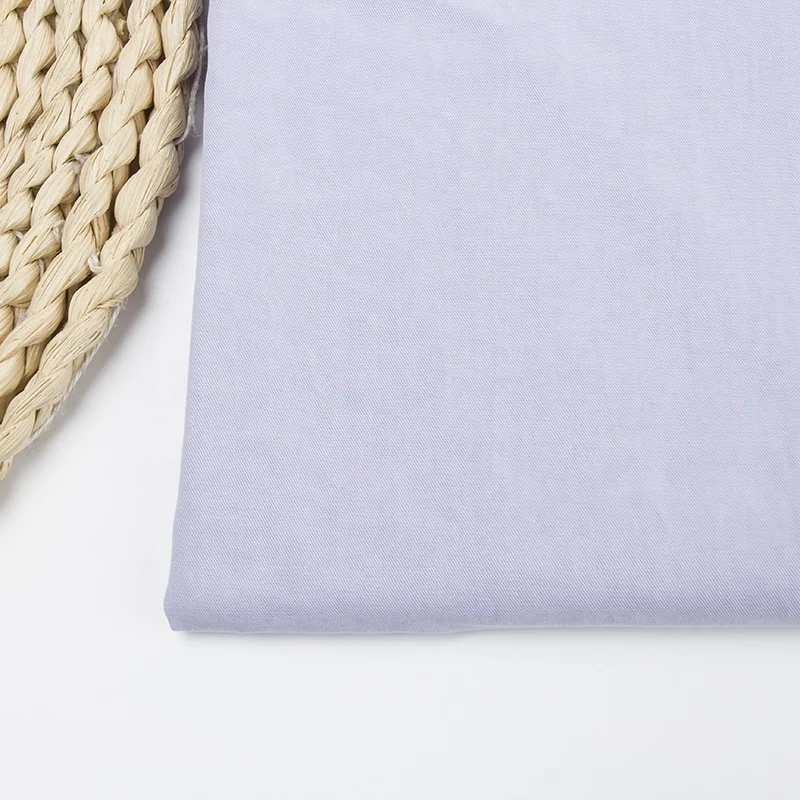 China factory smooth good texture liberty organic shirt blend twill tencel cotton lyocell fabric for clothing