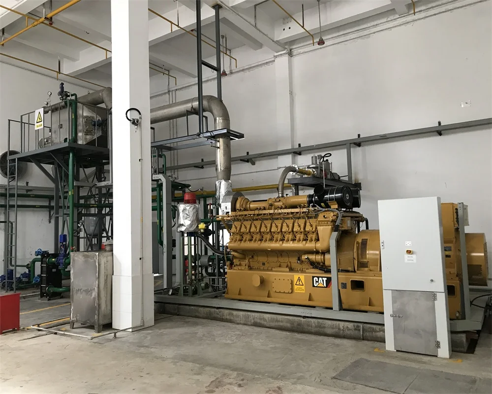 Heavy Duty Industrial 1560Kw 1950Kva CG170-16 Engine Biogas Methane Plant Fuelless Generator Genset Chp Generator Set