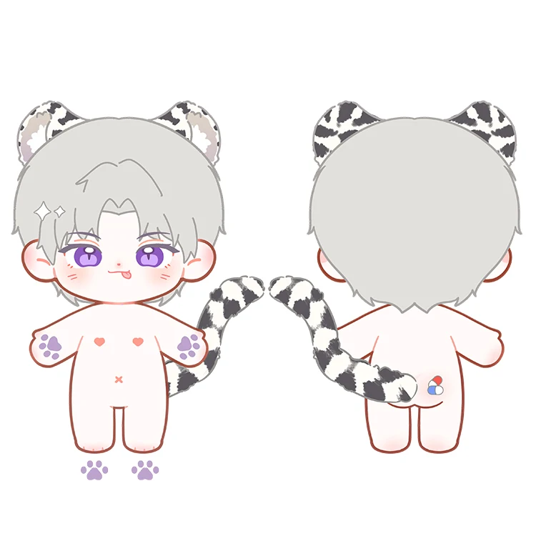 OEM ODM New fashion professional design custom can stand cotton plush doll Korean star kpop Plush Doll computer manuscript