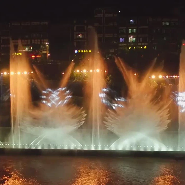 large outdoor floating music dancing fountain program musical fountain equipment