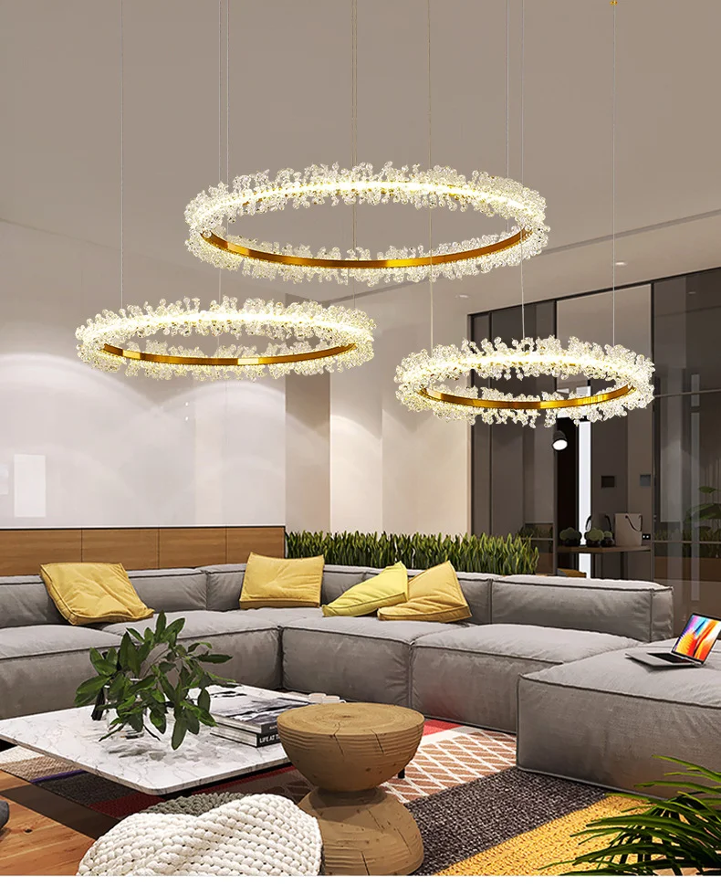K9 Crystal Restoration LED Nordic Light Dinning Room Chandelier Top Ranking Living Room Decorative Modern Chandelier