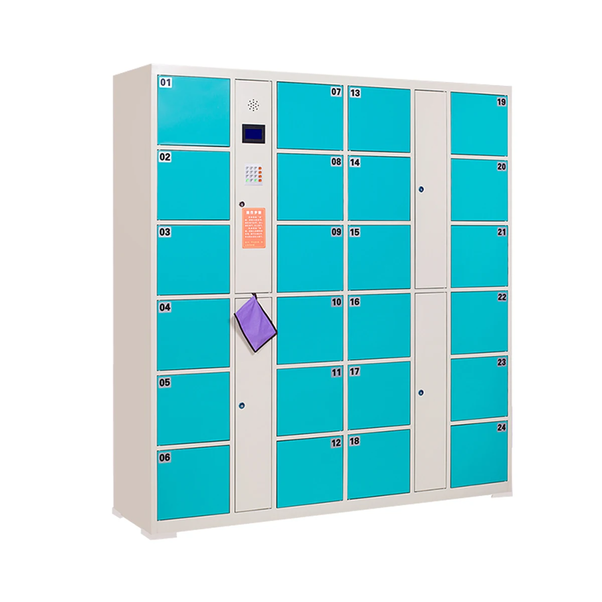 
12 door safe barcode intelligent deposit locker pin code locker 
