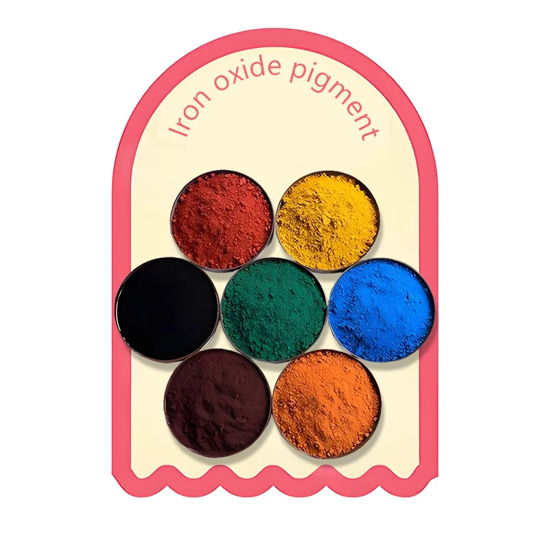 Construction Grade Iron Oxide Pigment Black Red Blue Yellow Powder Colors for Coating and Paint Appearance Powder