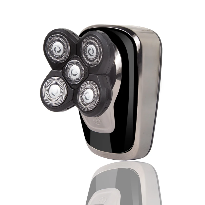 Mini Portable Electric Shaver USB Waterproof Shaver Beard Five Triple Blade Rotary Razor Shaving Machine for Men