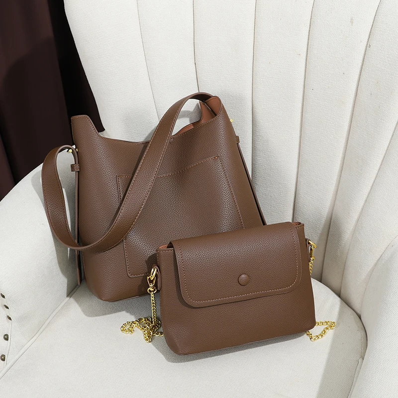 Handbag Manufacturer OEM 2 in 1 Stylish Hobo Bag Handbags for Women Wholesale Ladies Hand Bags Luxury Designers Purses