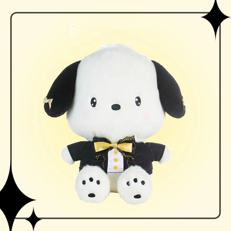 New Cartoon Shine Doll Series Kuromi Melody Pochacco Plush Doll Kawaii Anime Cinnamoroll HK Cat Pillow Birthday Gift Toy