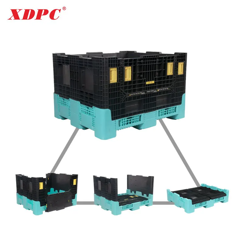 XDPC 1140x980x730 мм Твердый чистый пластиковый контейнер поддон для промышленного использования
