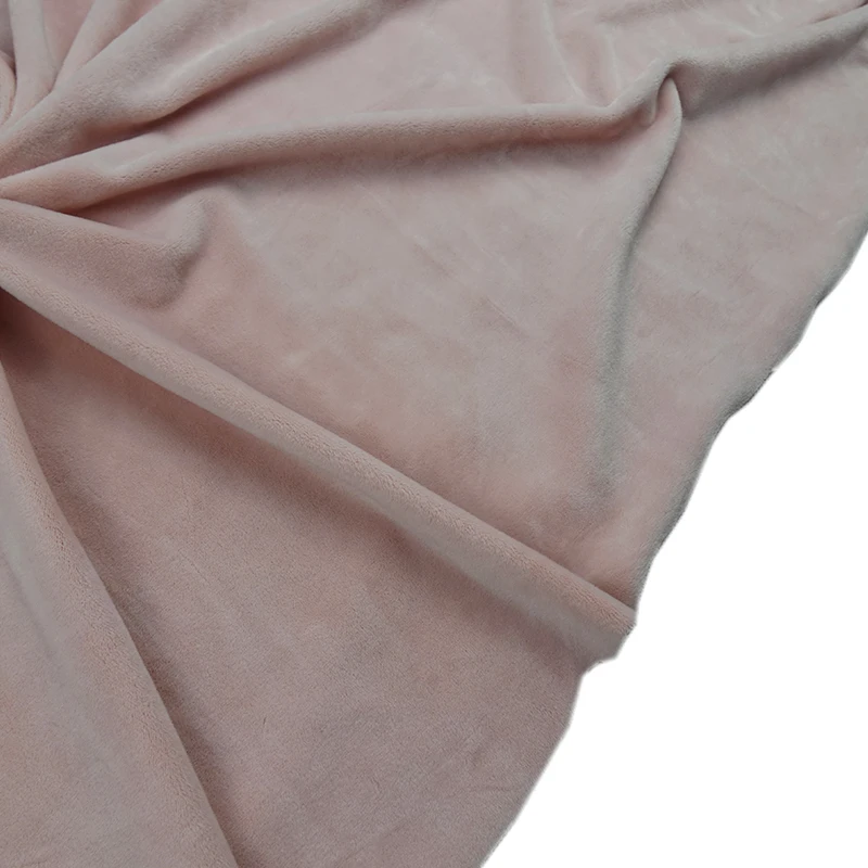 Супермягкий бархат с спандексом для одежды и одеял