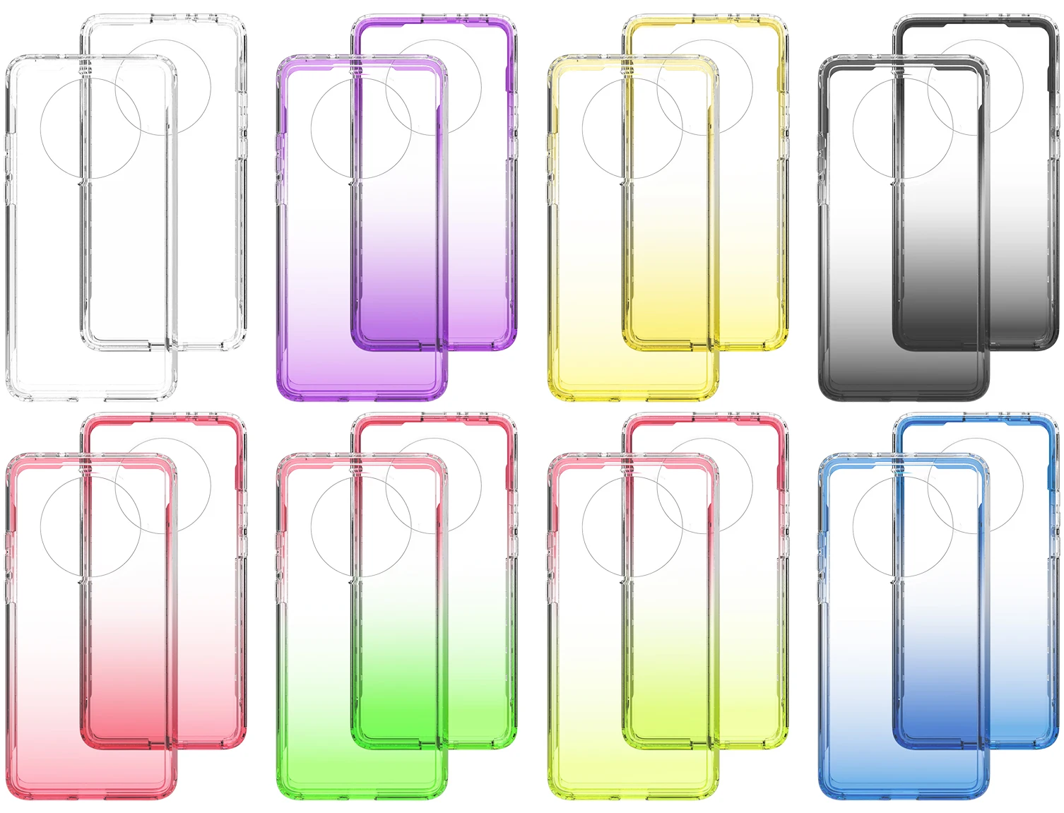 360 All Edged Transparent Phone Case Full Protection Back Cover for Huawei Mate 40 Pro+ Case with Front Cover