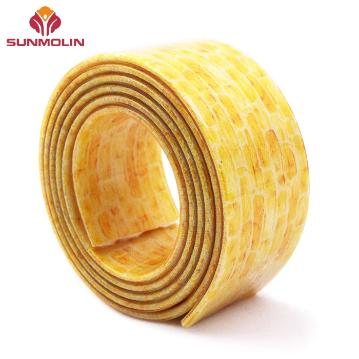 Yellow elegant print webbing abraision resistant waterproof pvc tpu coated nylon webbing belt