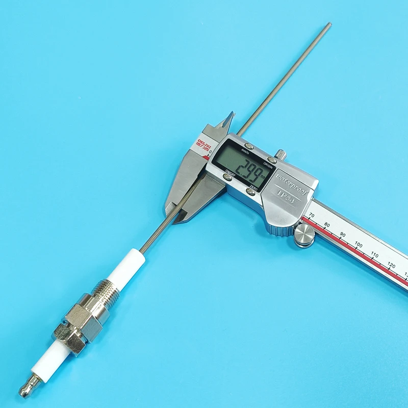 Customized Glazed Ceramic Spark Flame Sensor Ignition For Gas Oven