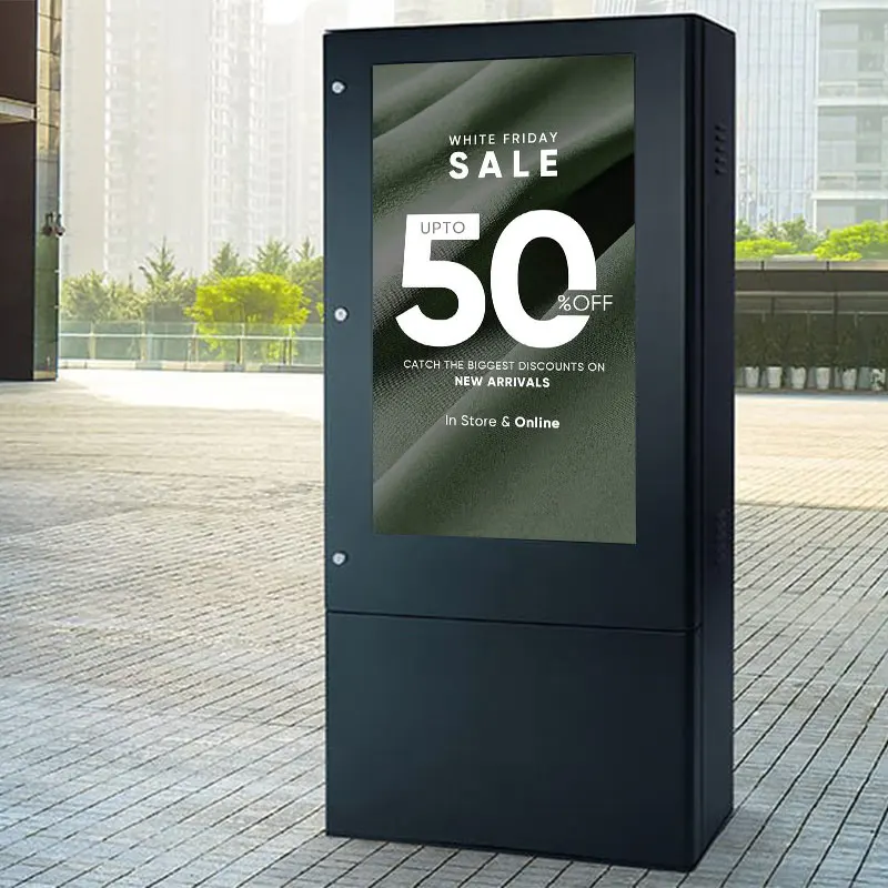 outdoor totem floor stand screen kiosk outdoor water proof lcd kiosk touch touck screen kiosk ip65