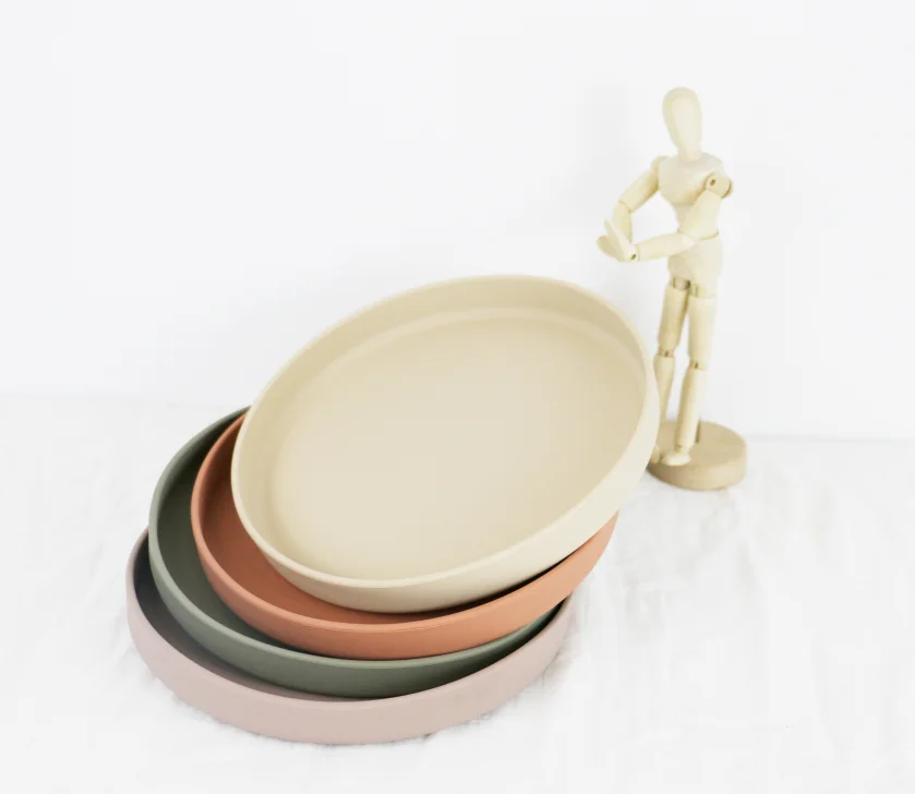 Silicone regular plate BPA Free strong Suction Baby Toddler Plate Microwave Dishwasher Baby Buy Silicone Baby Feeding Suit