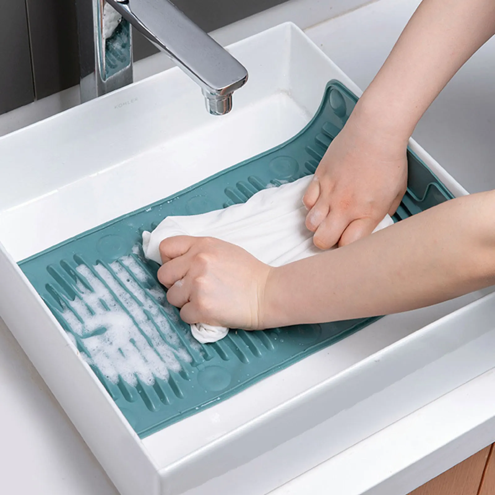 Washing Tools Clothes Washboard WASHBOARD Laundry Board Wash Plastic Foldable Easy To