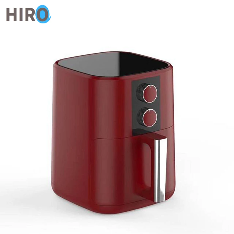 Одиночная фритюрница Hiro 1200 Вт 1800 Вращающаяся ручка 5 л ручное управление без масла с антипригарной