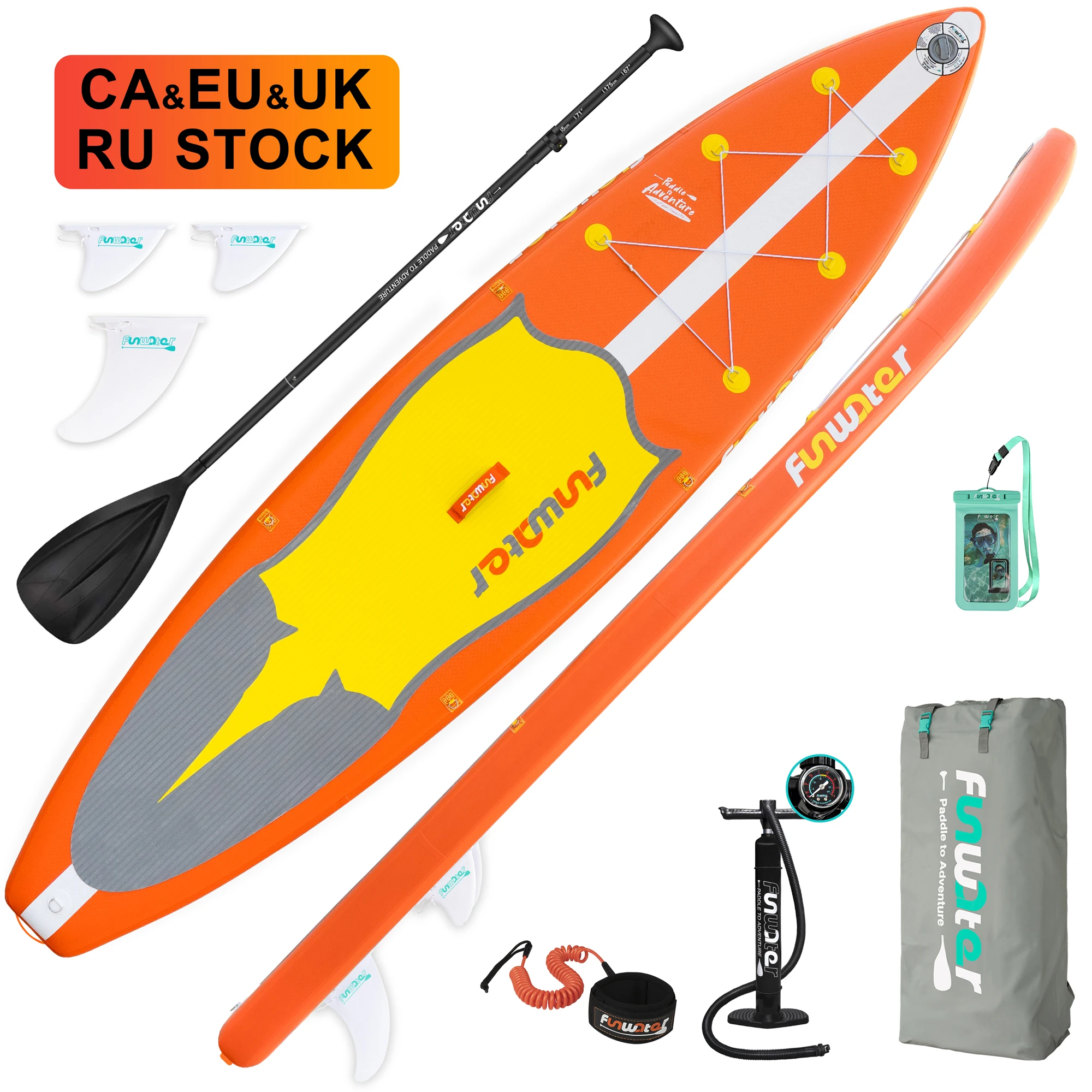 FUNWATER Dropshipping OEM water board price pink sup board supboard 12 ft sup paddl board all around