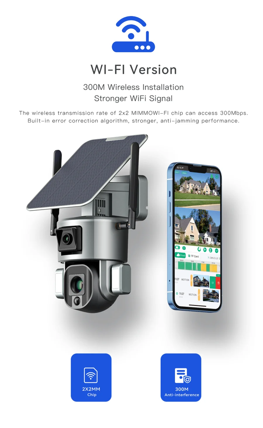 camera 4K WiFi  Ip Camera  4X 10x Optical Zoom Solar Battery Dual Lens Waterproof Security Surveillance Automatic Track HD Cam