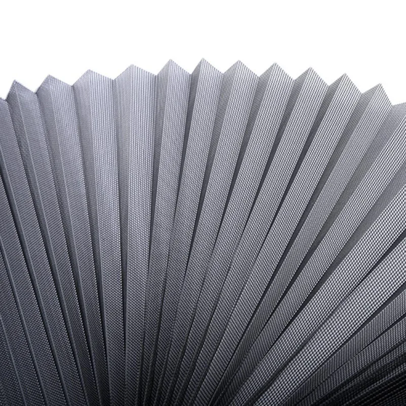 Polyester invisible folded mosquito net window screen mesh fabric