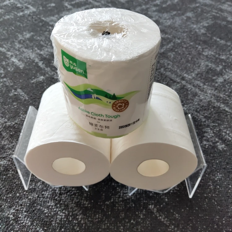 Oem 2/3/4 ply water soluble toilet paper virgin wood pulp core bulk pack toilet tissue tolite paper
