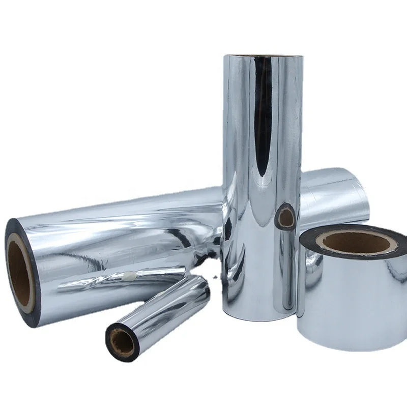 Aluminized  Film 12 Micron Aluminized Metalized Mylar Pet Film / Mpet Vmpet Film Apply For Lamination