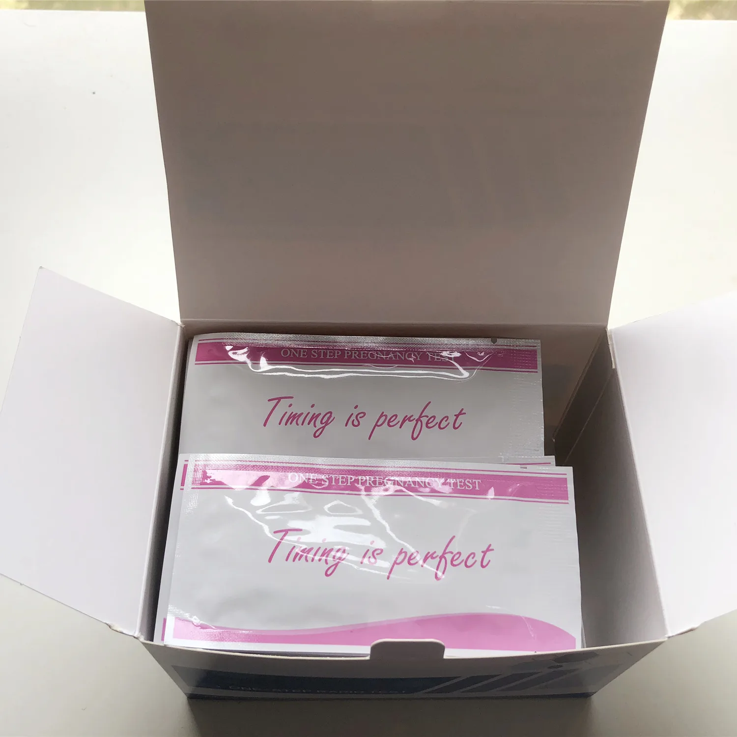 
High accurate HCG pregnancy test strips 50 pieces in one box 