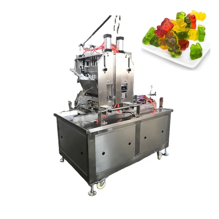 Commercial Small Automatic Jelly Candy Production Line Gummy Bear Soft Making Machine Depositing