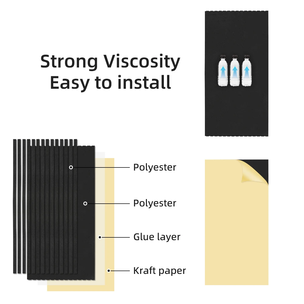 Factory Polyester Acoustic Panels Soundproof Material PET Acoustic Panel