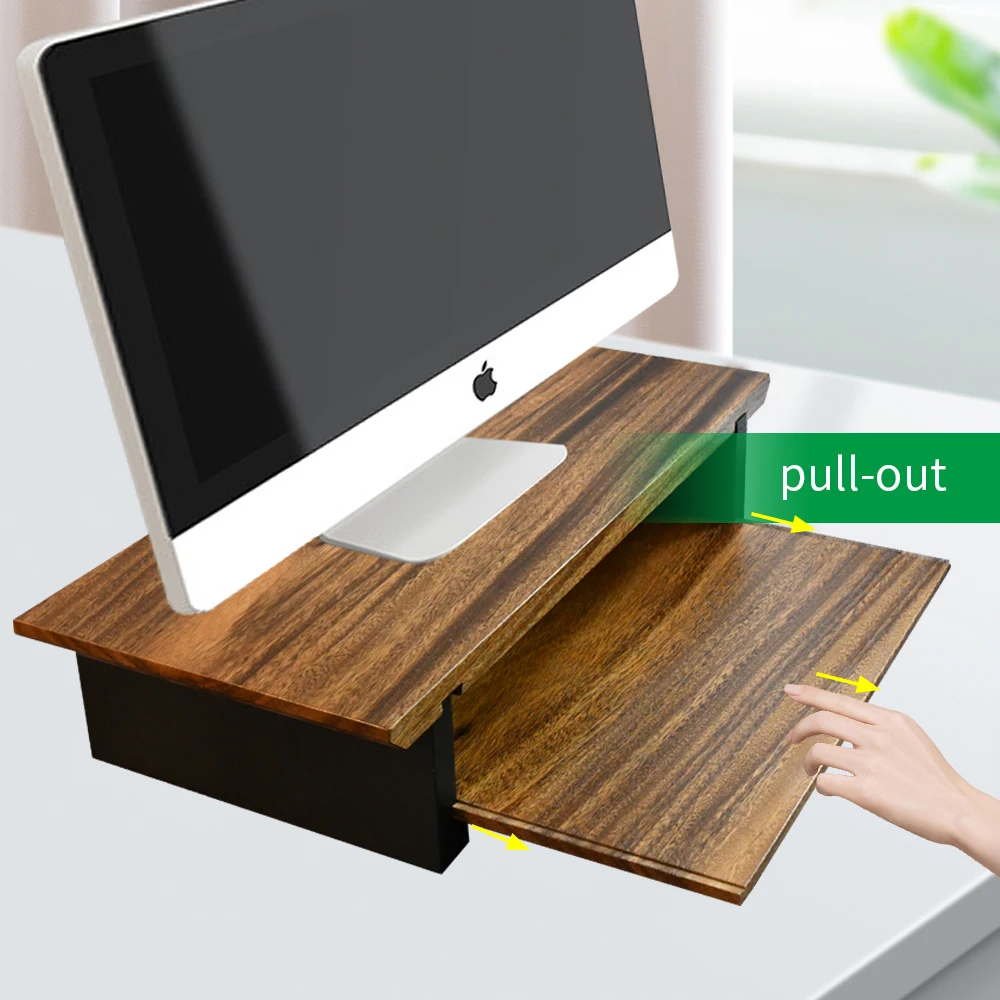 Wholesale Multifunctional Bedroom Furniture All in One Desk Top Computer Wooden Bamboo Laptop Desk for Home Office Bedroom