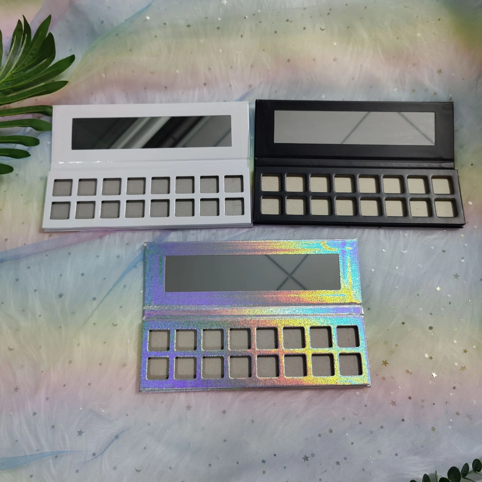 High Quality Empty Eyeshadow Palette Private Label Square Eyeshadow Palette Empty Cardboard