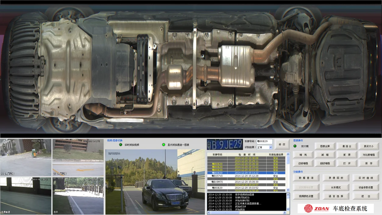 Security Solutions Automated Under Vehicle Scanning ZA- UVSS-II