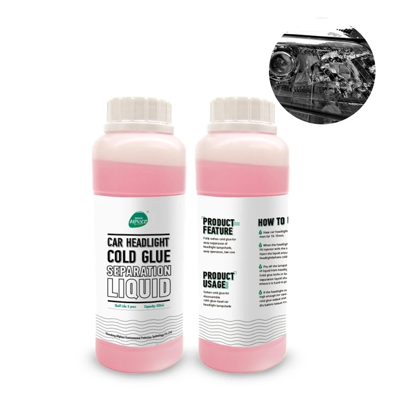 Auto Headlight Removed Cold Glue Separate Liquid Disassembly tools