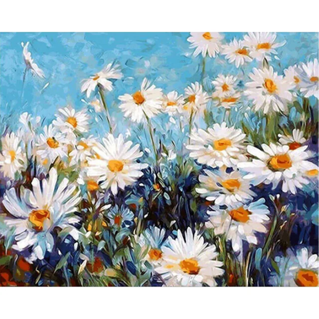 40x50CM DIY Painting By Numbers Picture Colouring Zero Basis HandPainted Oil Painting Unique Gift Home Decor