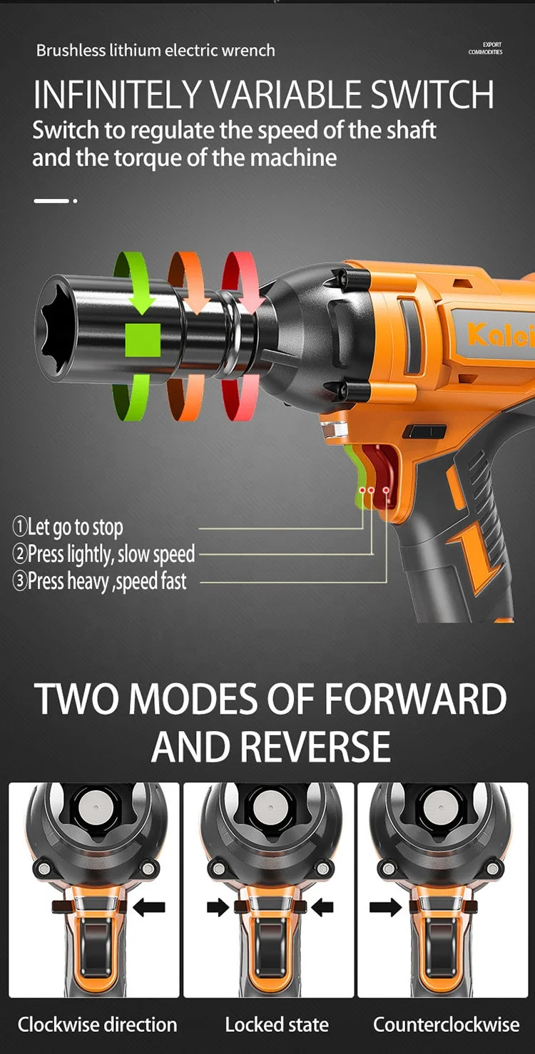 600Nm torque 21V brushless cordless wheel bolt impact wrench driver