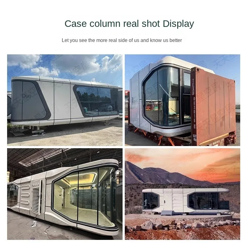 Prefabricated sunroom tiny casa containers homes houses mobile modular office pods portable prefab & prefabricada hotel