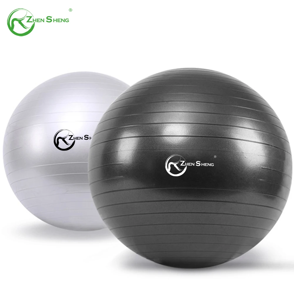 ZhenSheng supplier  custom stability exercise  balls gymnastic yoga ball PVC Pilates ball