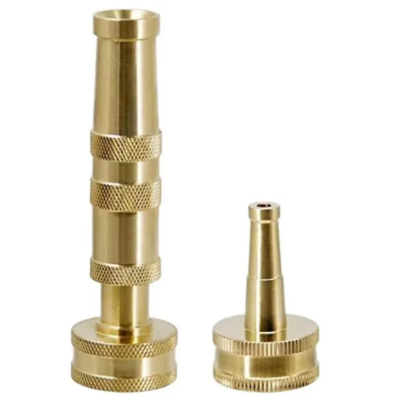 Heavy Duty High Pressure Brass Adjustable twist Garden Nozzle Sprayer  Set Watering Washing Handle Gun