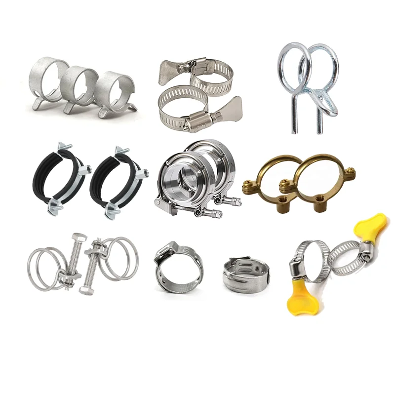 74-79mm 80-91mm 92-97mm carbon, steel Adjustable T Single Bolt Clamps Double Wire Hose Clamps Heavy Duty T Bolt clamps/