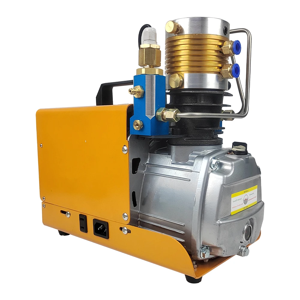 4500psi 300bar Portable High Pressure Pcp Air Compressor Noiseless Piston Pcp Pump