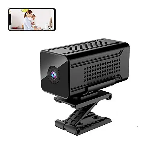 Mini  Hidden Camera,Kaisio Wireless WiFi Portable Small HD Nanny Cam with Two-Way Audio and Night Vision Motion Detection