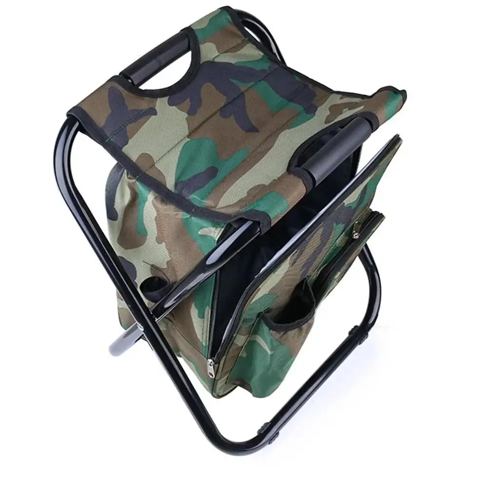 YILU Ultralight Backpack Cooler Chair Compact Lightweight Portable Folding Stool for Travel Hiking Camping Beach Fishing