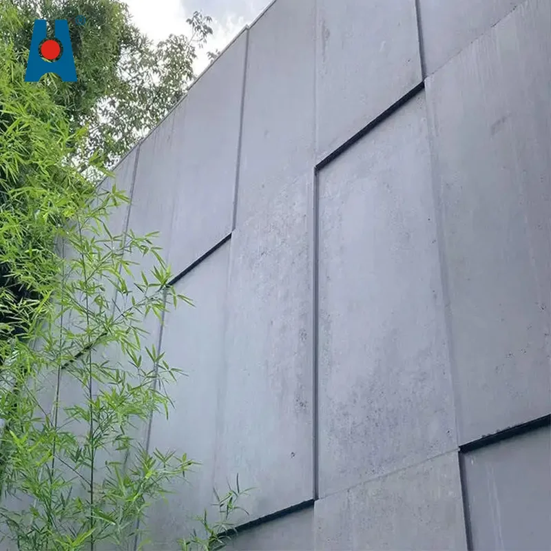 High-Density Light Construction Fireproof Acoustic Fiber Cement Boards Holes Exterior Cladding Building Wall Panel Applications
