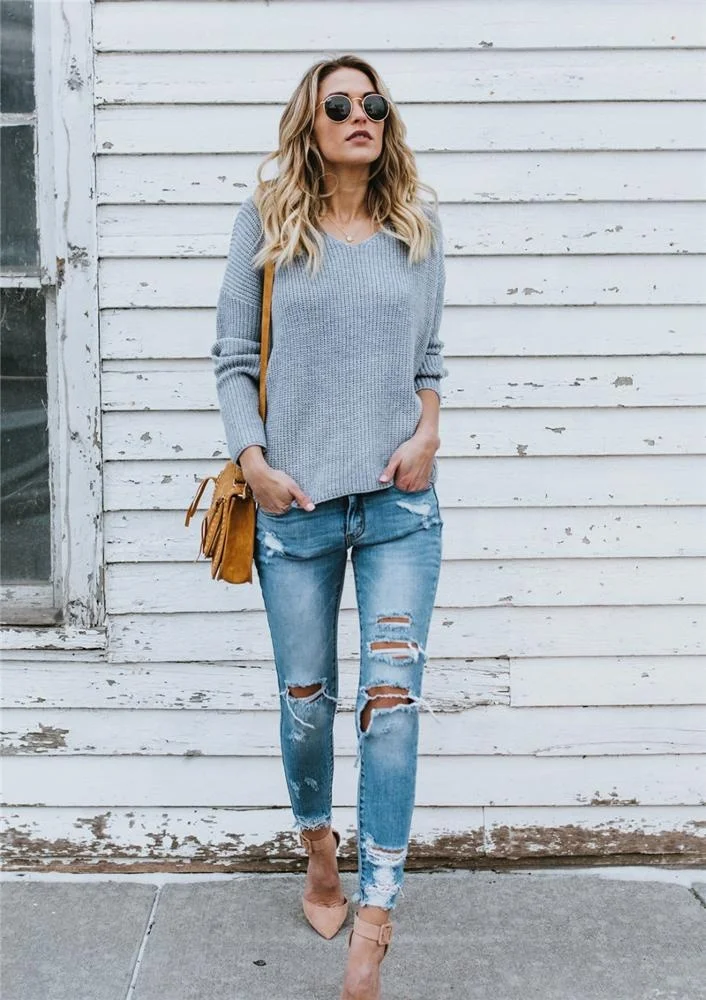 2021 Knitted Off the Shoulder Cropped Fashion Ladies Sexy Fall Winter Lady Sweater Women