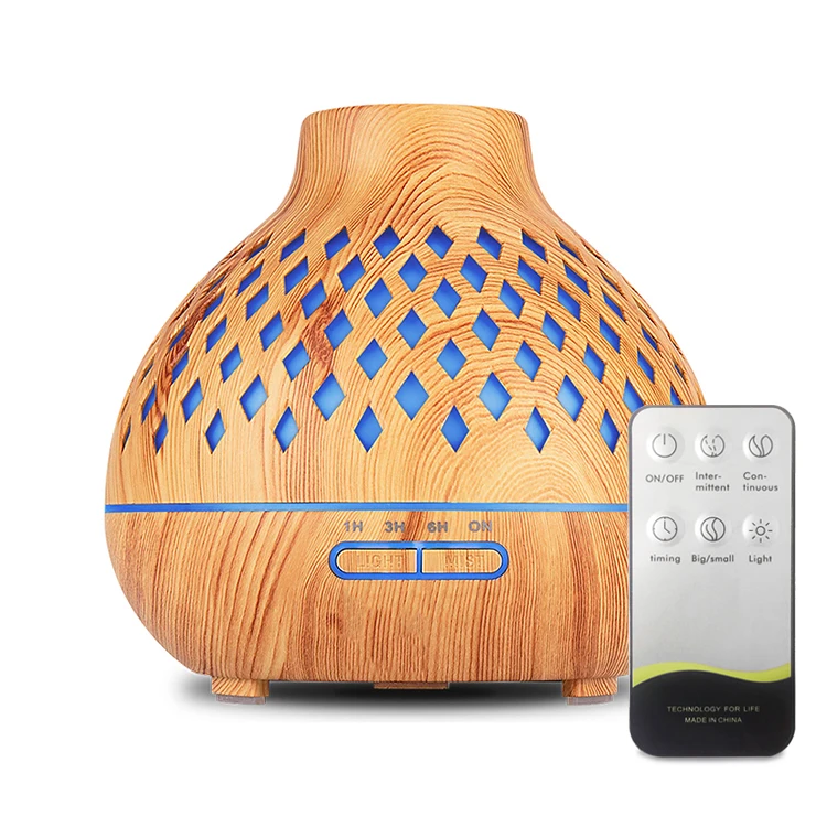ROHS CE FCC UKCA Amazon Hot Sale eco friendly diffuser Wood grain room Essential Oil Diffuser car Ultrasonic Aroma Diffuser