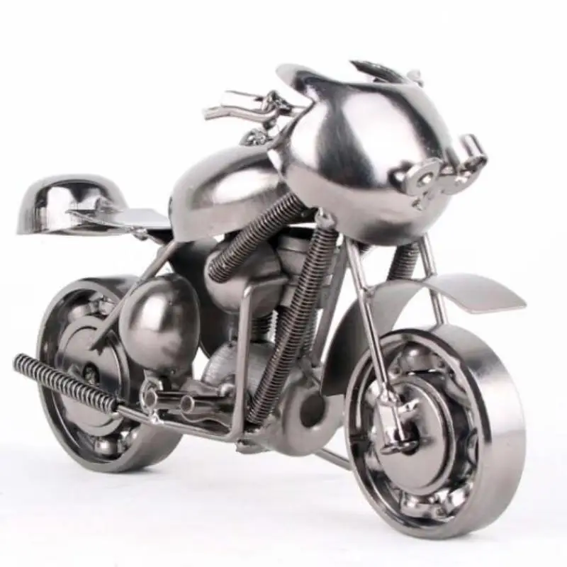 Mettle New Arrival Fashion Home Decoration Metal Crafts Ornaments Iron Handmade Motorcycle Model For Promotion Gift